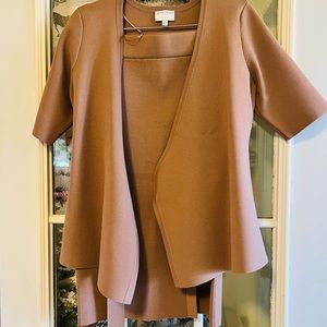 Brand new Witchery knit two pieces co-ord set chocolate/tan color